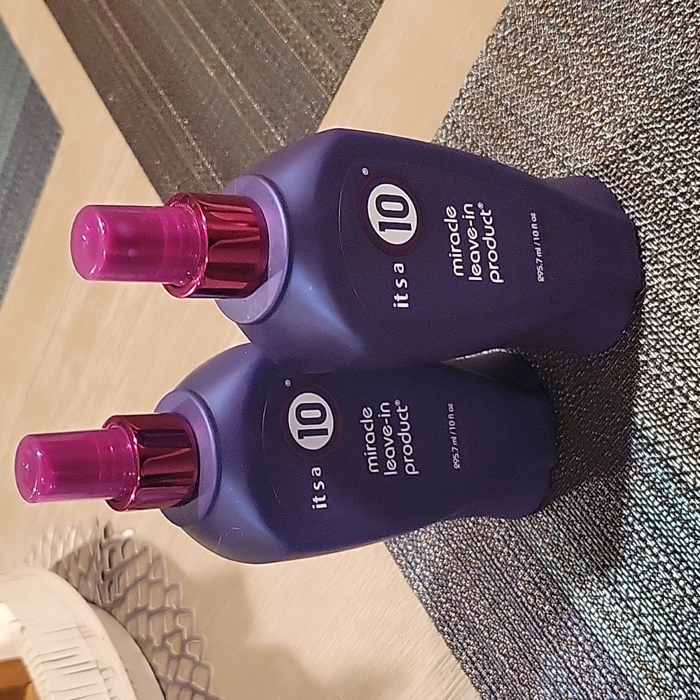 2 Large size bottles  "it's a 10"  10 fl. Oz